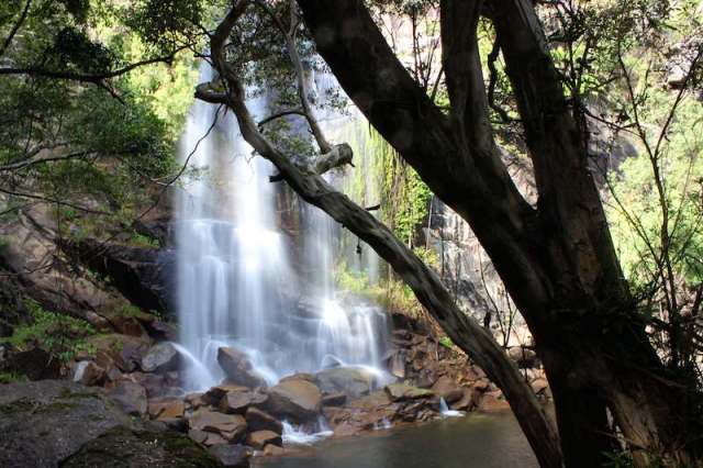 Mesmerising Trevethan Falls Queensland Australia. To achieve the wispy water effect a slow shutter speed was used. Image credit: Ted Rayment 