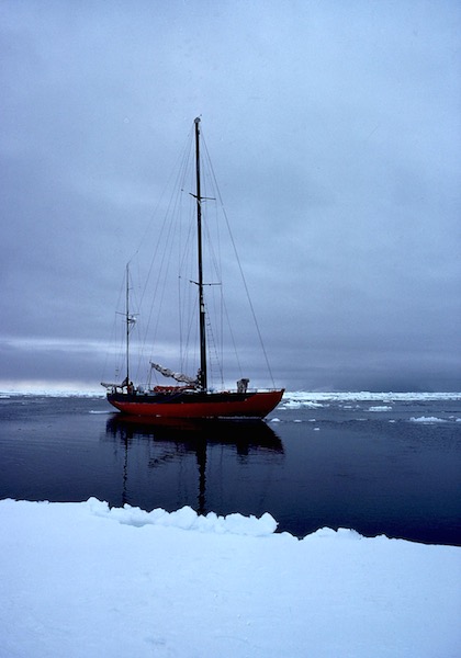 Solo, ‘The lady of the sea’, the yacht on which Ted sailed to the Antarctic.