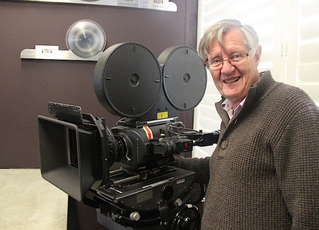 Ted Rayment today with a museum piece. 