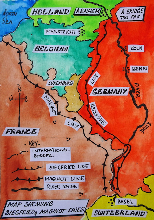 5 map Siegfried line